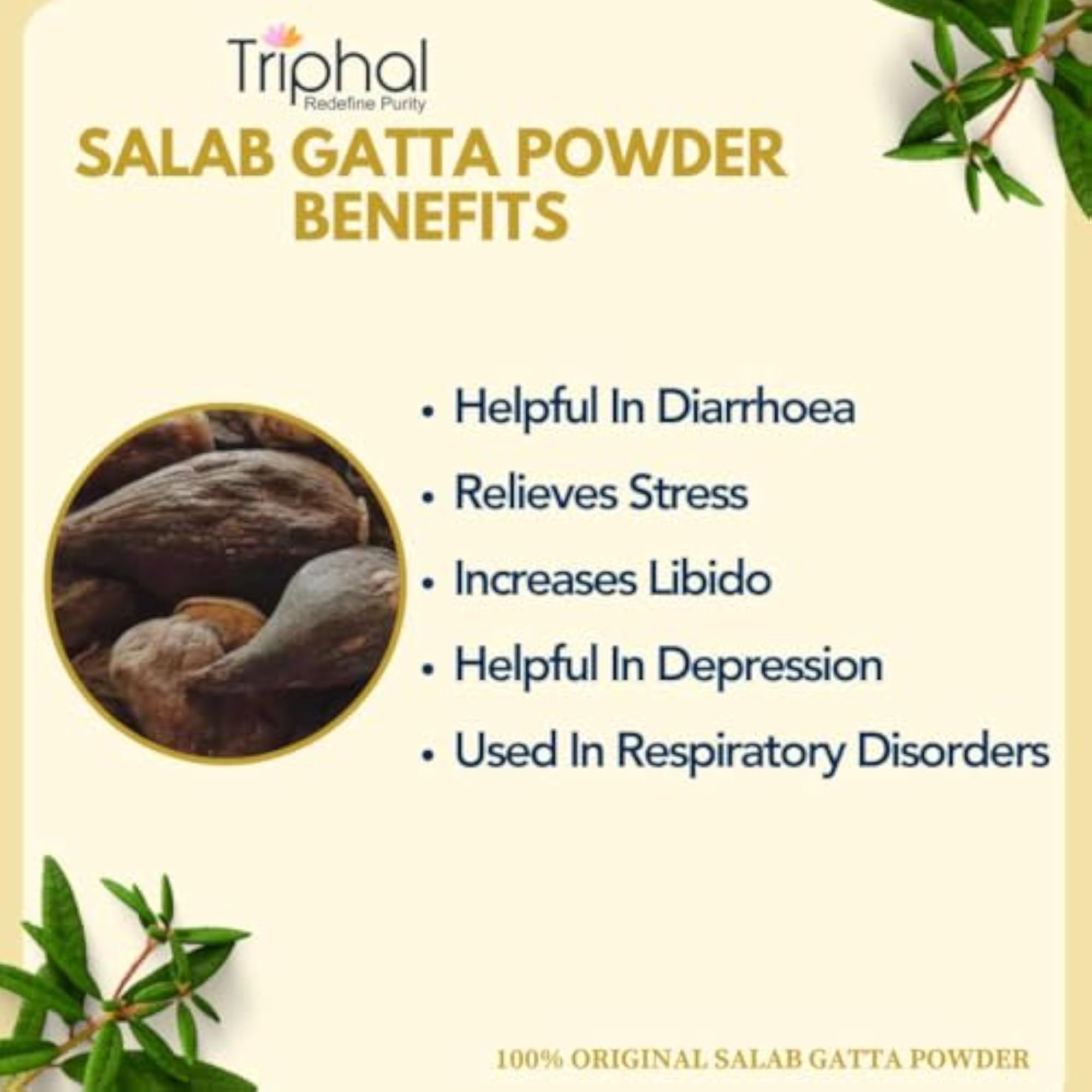 TRIPHAL Salab Gatta Powder, 200g
